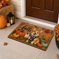 thumbnail image 4 of Fall Pumpkin Welcome Door Mat, Seasonal Non-Slip Rubber Backed Entryway Rugs for Indoor Outdoor Entrance Floor 16 x 24 Inch, 4 of 6