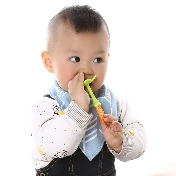 5Pack Jouets de Dentition pour Bébé, Fruits Dentition-Hautement Recommandé  par les Mamans, Congélateur Organique Doux et Naturel Texturé, Sans BPA et  Phtalates 