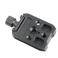 thumbnail image 3 of Swiss  QR-40S Aluminum Alloy Quick Release QR Plate Clamp with Arca QR Plate Slot 3/8-inch & 1/4-inch Screw Hole Compatible with  RS2/RSC2/RS3 QR Plate, 3 of 7