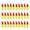 red and yellow, variant on 30Pcs Fishing Float Long Cast Fishing Catfishes Float Slip Rod Float Fishing Fish Float Foams Fishing Bobbers