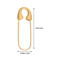 thumbnail image 2 of WHAMVOX 8Pcs Golden Safety Craft Pins for Diy Enthusiasts and Beginners, 2 of 8