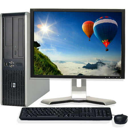 HP Desktop Computer Bundle Windows 10 Intel Processor 4GB Ram 500GB Hard Drive DVD Wifi with a 17