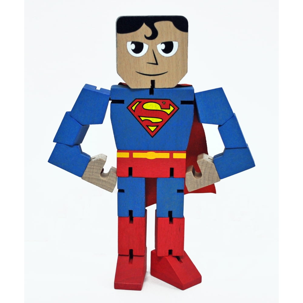 Dc Comics Superman Wood Figure 