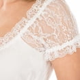 thumbnail image 4 of TAIAOJING Dirndl Blouse for Women Underwire Lace Vest Elegant Dirndl Lace For Oktoberfest Blouse Shirt, 4 of 9