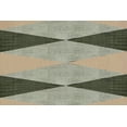 thumbnail image 5 of Casavani Handblock Printed Green Cotton Dhurrie 2'6"x8' Runner Area Rugs for Kitchen, 5 of 7