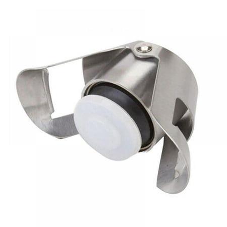 

Crowdstage Champagne Stopper Stainless Steel Vacuum Sealed Sparkling Champagne Wine Bottle Saver Stopper Cap YJ