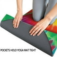 thumbnail image 3 of Rainbow Tie Dye Spiral Hot Yoga Mat Towel Non Slip for Hot Yoga - Quick-Drying Yoga Mat Cover with 4 Corner Pockets with Travel Bag - Hot Yoga Towel Non Slip Grip Moisture Wicking Sweat 70"x26", 3 of 6
