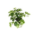 thumbnail image 2 of Toystoory Plantas artificiales Hoja Planta falsa Interior Exterior de boda falsa Hogar Paisaje de Navidad Regalo de inauguración de la casa Decoración blanco verde con maceta, 2 of 6