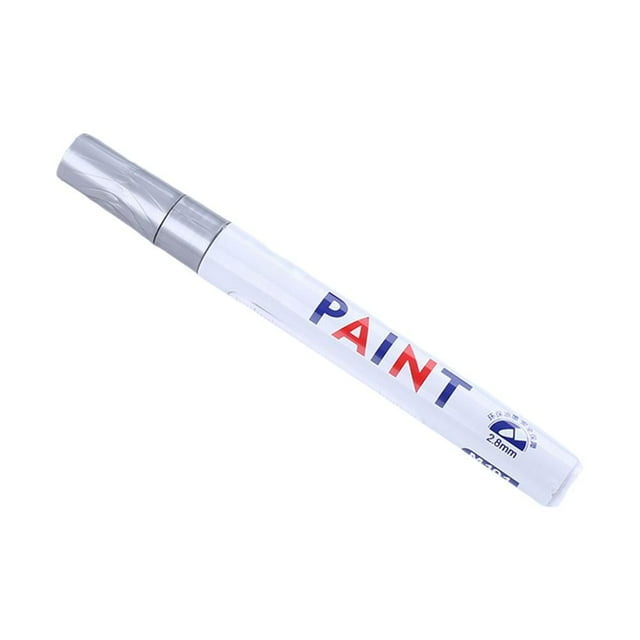 12-Color Car Tire Paint Markers, Waterproof Non-Fading Anti-Scratch Pen Set for Rubber, Metal, Wood, Permanent Touch-Up Paint & Graffiti Art, Assorted
