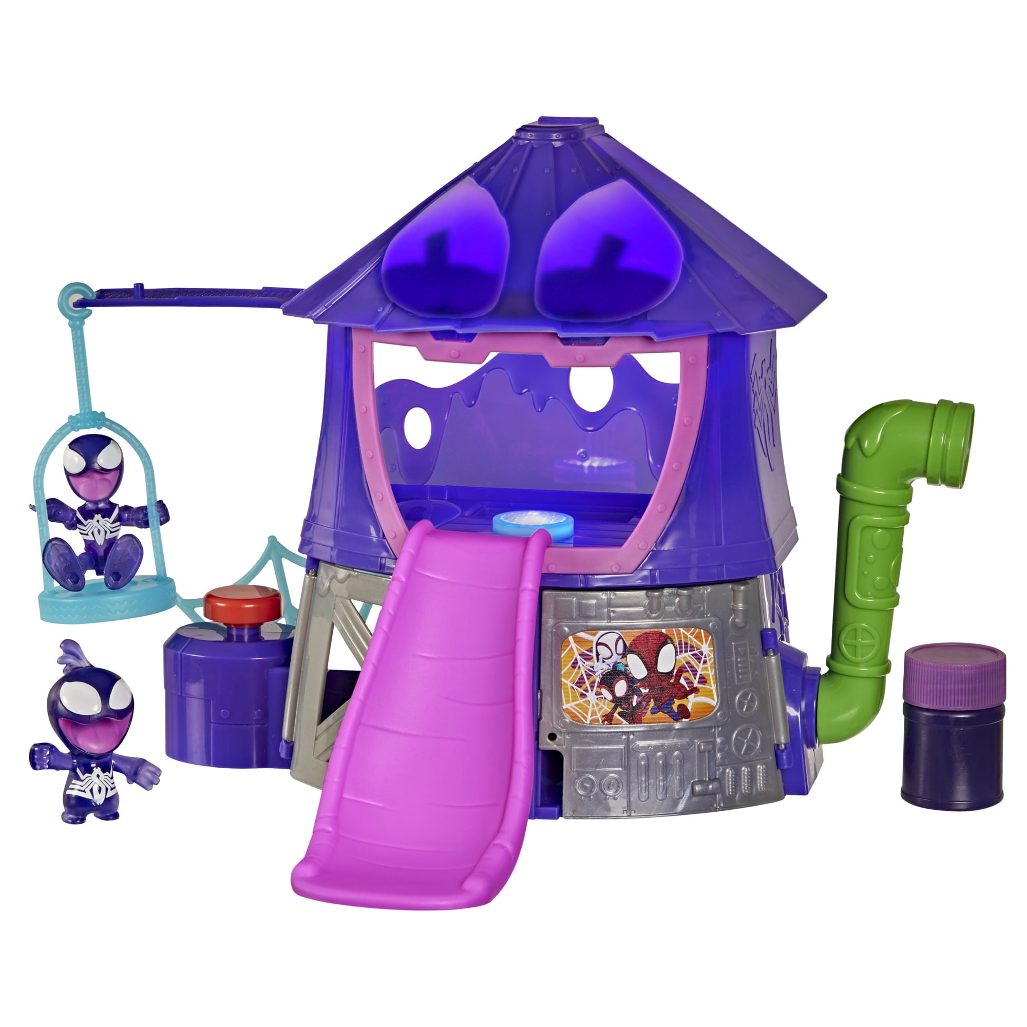 Marvel Spidey and his Amazing Friends Symbie Factory Playset, Ages 3 and Up