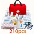 thumbnail image 2 of 210pcs First Aid Kit, Emergency Kit for Travel, Home, Office, Car, Workplace and Outdoor Activities, 2 of 5