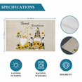 thumbnail image 6 of Yellow Sunflower Placemats Set of 6, Gnomes Elegant Pastoral Vintage Art Rustic Placemats for Dining Table, Place Mats for Kitchen Tabletop, Waterproof Wipeable Dining Table Mats Set, 6 of 9
