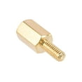 thumbnail image 4 of Uxcell Brass M2.5 8mm+6mm Male-Female Hex Standoff 20 Pack, 4 of 5