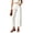 White, variant on ABSUYY Womens High Rise Wide Leg Jeans Cropped Ankle Length Stretch Denim Pants Dark Blue,Size M