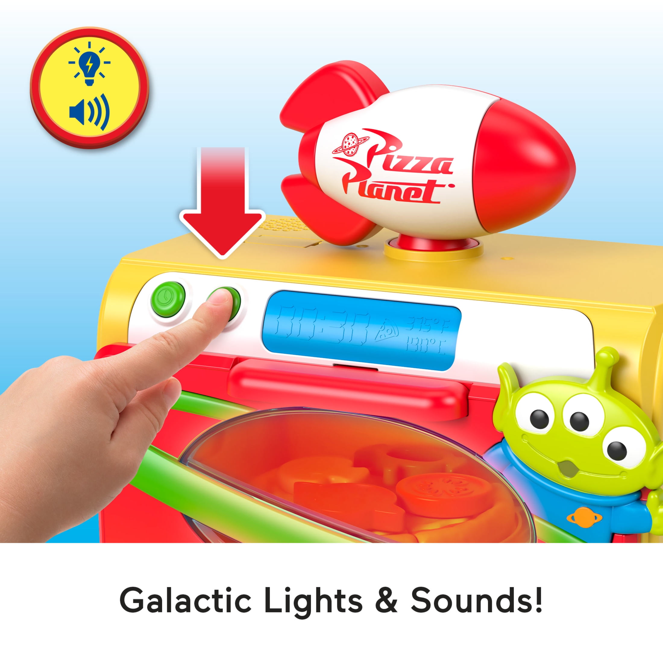 Disney and Pixar Toy Story Pizza Planet Oven Toy with Lights