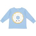 thumbnail image 3 of Inktastic White Donut Boys or Girls Long Sleeve Toddler T-Shirt, 3 of 5