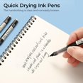 thumbnail image 4 of 30 Pcs Liquid Ink Rollerball Pens Fine Point, 0.5mm Black Ink Ultra Fine Point Pens, High-Capacity Quick Drying Pens Smooth Writing for Note Taking, Office School Gift Women Men Adult, 4 of 5