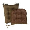 thumbnail image 4 of Klear Vu Gripper Non-Slip Omega 2-Piece Rocking Chair Cushion Set, Gold, 4 of 4
