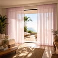 thumbnail image 7 of AUNVITO Clearance Outdoor Sunshade Sheer Curtain 118 x 30 Inches Resist Mosquito Mesh Gauze for Patio Pergola Garden Courtyard Balcony Decor, 7 of 7