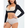 thumbnail image 2 of LEEYNEER Seamless Recovery Arm Shaper - Gentle Breast Support  Long Sleeve Compression Garment with Front Closure - Moisture-Wicking  Adjustable  and Comfortable for Everyday Wear - Basic, 2 of 7