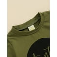thumbnail image 5 of Bagilaanoe 2pcs Toddler Baby Boy Shorts Set Short Sleeve Letter Print T Shirt Tops + Camouflage Shorts 3M 6M 12M 18M 24M 3T Kids Casual Summer Clothes, 5 of 7