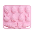 thumbnail image 2 of Easter Silicone Molds for Chocolate, Easter Egg Bunny Rabbit Basket Flower Shape Candy Chocolate Molds for Baking Rabbit Jello Cookie Ice Cube Candle Mould for Cupcake Decorations, 2 of 5