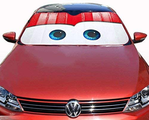 Rosymity Car Windshield Sun Shade Cartoon Lovely Eyes top Sale fine Universal Car Front Window Windshield Visor