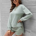 thumbnail image 2 of Pullover Nightwear, Top And Shorts Pajama Set Loose Polyester For Daily Life ANGGREK Otros, 2 of 6