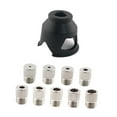 thumbnail image 2 of Perforadora de posicionamiento, perforadora vertical, guía de broca para espiga portátil, accesorios, localizador de brocas para agujeros rectos de Negro, 2 of 8