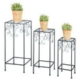 thumbnail image 1 of Esschert Design BPH96 Iron Plant Tables, Black - Set of 3, 1 of 1