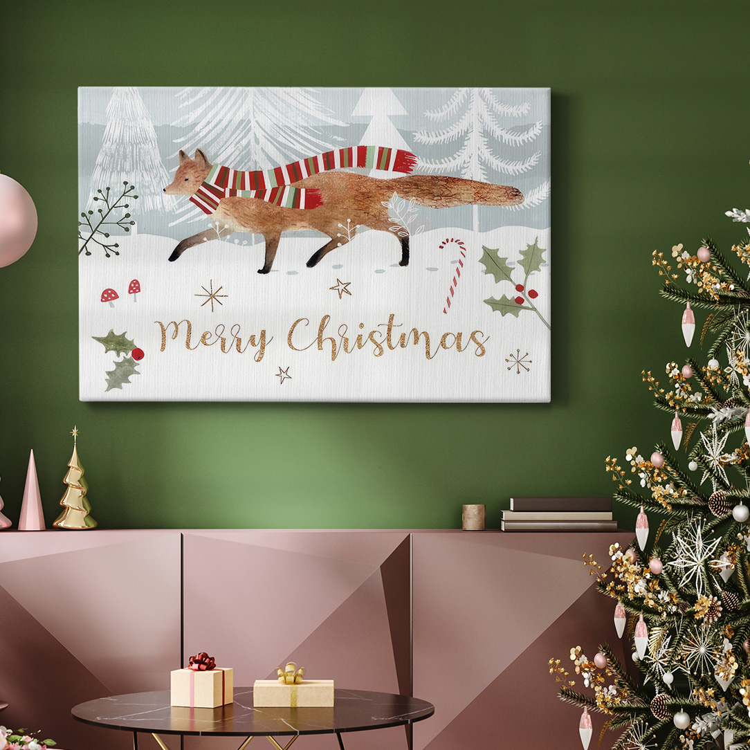 Woodland Christmas Collection A- Gallery Wrapped Canvas