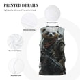 thumbnail image 3 of Pofeuu Surreal Panda Warrior Print Basketball Jersey, Shirts for Men Youth Basketball Jersey Crew Neck-Medium, 3 of 6