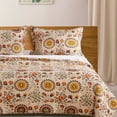 thumbnail image 2 of Global Trends Alta Reversible 100% Cotton Quilt Set with Decorative Pillows, 5-Piece Full/Queen, 2 of 6
