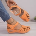 thumbnail image 6 of Orthopedic Closed Toe Sandals for Women 2026 Wedge with Arch Support Adjustable Ankle Strap Sandals Wedges Summer Dressy Platform Casual Comfortable Wide Width Hollow out Walking Shoes, 36, 6 of 7