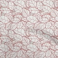 thumbnail image 1 of oneOone Cotton Cambric Red Fabric Abstract Leaf Craft Projects Decor Fabric Printed By The Yard 56 Inch Wide, 1 of 4