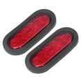 thumbnail image 4 of Lampe de Frein Arrière de Remorque, Marqueur LED Rouge Feux Arrière Étanche Haute Luminosité Résistant à la Chaleur 12V Ovale pour Camion pour Remorque pour Bateau, 4 of 8