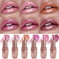 thumbnail image 2 of Metallic Glitter Lipstick Lip Gloss for Women, Lightweight Shimmer Frosted Long Lasting Lipstick, High Shine Diamond Creamy Lipstick Transfer Proof, Full Coverage Sparkling Lip Crayon Color Makeup, 2 of 9