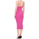thumbnail image 5 of TRKIYQC Vestido Largo Envuelto para Mujer, Vestido Rosa Sin Mangas con Hombros Descubiertos Club Casual Fiesta Primavera Verano TRKIYQC moda, 5 of 9