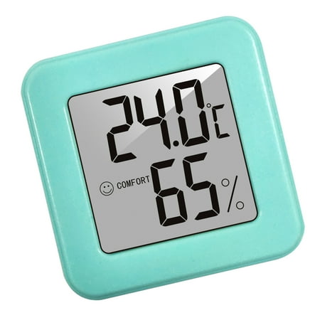 

Mini Home Thermometer with Large Digital Screen Display for Pet House Plant House Using White