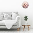 thumbnail image 5 of PRATYUS 10 Inch Wall Clock Flowers Print Silent Mechanical Movement Decor 10x10in, 5 of 8