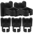 thumbnail image 1 of Soporte de pared para secador de pelo (5 unidades): Estante para herramientas de peluquería sin taladro con organizador de cables - Estante para secador de baño que ahorra espacio, 1 of 6
