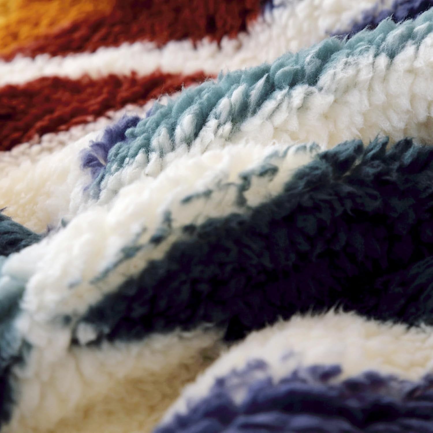 UKELER Boho Sherpa Fleece Blanket 80'' × 90'', Ultra Soft Aztec Queen Blanket for All Season, Cozy, Plush, Bohemian Throw Blanket for Bed/Couch/Sofa/Office/Camping