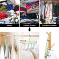 thumbnail image 5 of GIXUSIL Closet Organizers and Storage,5 Pack Hangers for Closet Organizer,Dorm Room Essentials for Closet Storage, Organization, Space Saving Hanger with 9-Holes for Wardrobe Heavy Clothes, 5 of 7