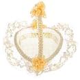 thumbnail image 1 of Heart-Shaped Wedding Flower Petal Basket For Young Girls Romantic Atmosphere 1Set, 1 of 5