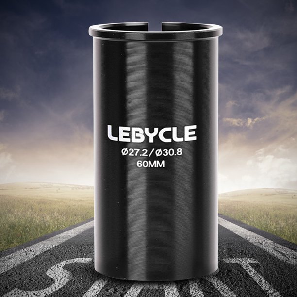LEBYCLE Bike Seat Tube Tija de sillín Manga reductora Piezas de ciclismo (Negro 27.2-30.8)