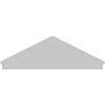 thumbnail image 5 of Ekena Millwork 80"W x 26-7/8"H x 2-3/4"P (Pitch 6/12) Peaked Cap 4 Spoke Architectural Grade PVC Combination Pediment, 5 of 8
