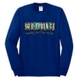 thumbnail image 2 of Wild Bobby Godfidence- Knowing I Can't But He Can Blue and Brown Cheetah Print Inspirational/Christian Men Long Sleeve Shirt, Royal, 3X-Large, 2 of 6