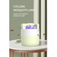 thumbnail image 1 of Luz verde-Lámpara antimosquitos Lámpara para acampar 2 en 1 Carga USB impermeable al aire libre Portátil con gancho Recargable Mata moscas Efectivo Adecuado para interiores Balcón Jardín Senderismo, 1 of 5