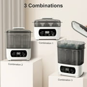 AMZBABYCHEF Steam Sterilizer Dryer for Baby Bottles, Baby Bottle Sterilizer & Dryer