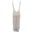 thumbnail image 5 of PEASKJP Paréo pour Femme Transparent Cover Ups Robe en Maille à Manches Courtes Couvre-Maillot de Bain Robe d'Été de Plage, Blanc P, 5 of 5